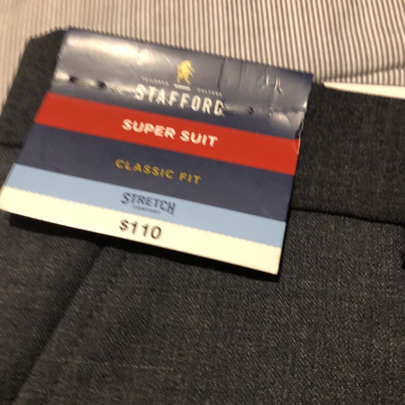 NWT STAFFORD men’s pants size 36x30 - Picture 4 of 5